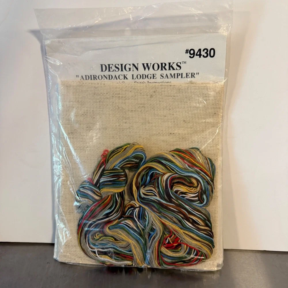 Design Works Adirondack Lodge Sampler Counted Cross Stitch Kit #9430 New
